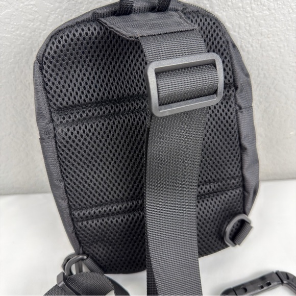 NWOT Black Sling Bag Men Women, Tactical Inspired Waterproof Utility EDC Travel - Picture 10 of 11